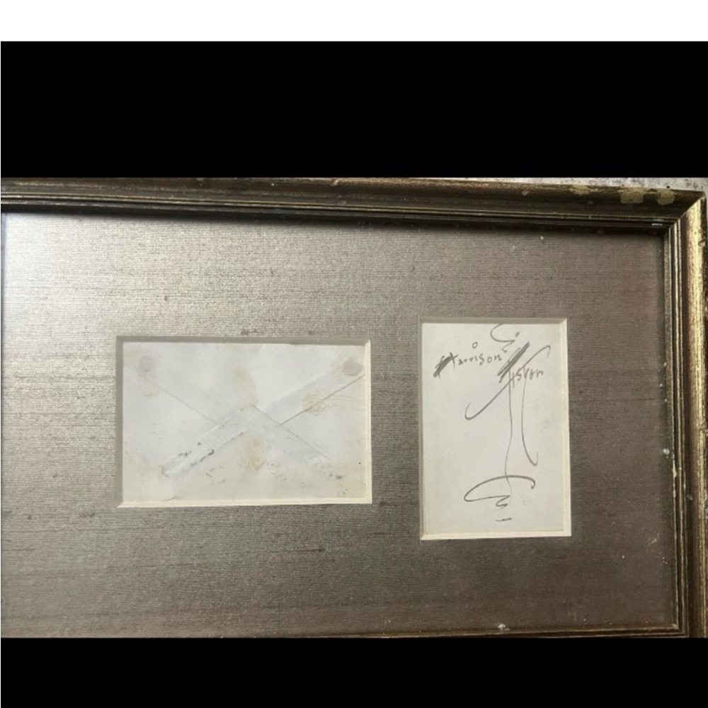 Framed Vintage Pencil Sketch from Harrison Fisher - 1908 - Picture 6 of 10